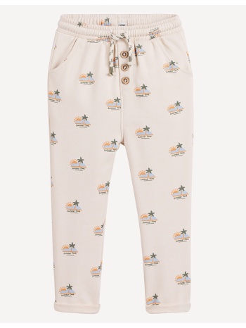 σετ 2 σαλβάρια από εμπριμέ φανέλα