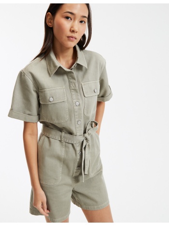 ολόσωμη κοντομάνικη φόρμα-σορτς