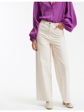 ψηλόμεσο φαρδύ παντελόνι