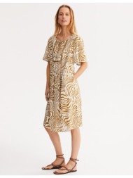 εβαζέ μίντι φόρεμα με animal print