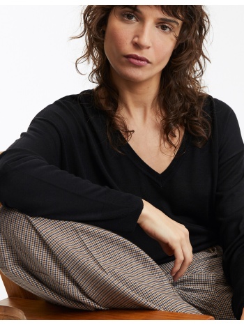 λεπτό πλεκτό με v