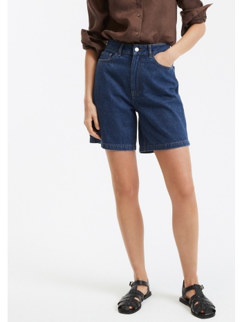 πεντάτσεπη βερμούδα από ντένιμ