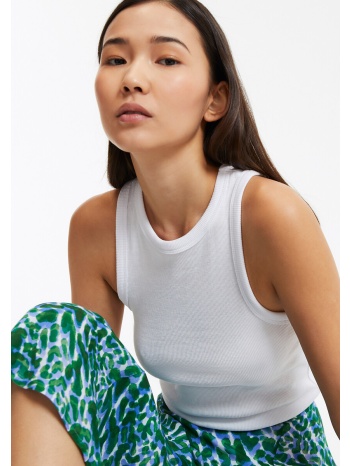 αμάνικη μπλούζα με στρογγυλή λαιμόκοψη