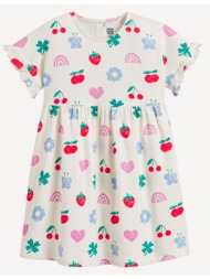 εμπριμέ φόρεμα με κοντά ...