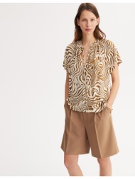 εμπριμέ κοντομάνικη ...