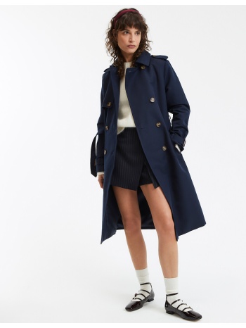 καμπαρντίνα με διπλό κούμπωμα