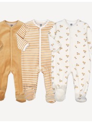 σετ 3 βελουτέ πιτζαμάκια