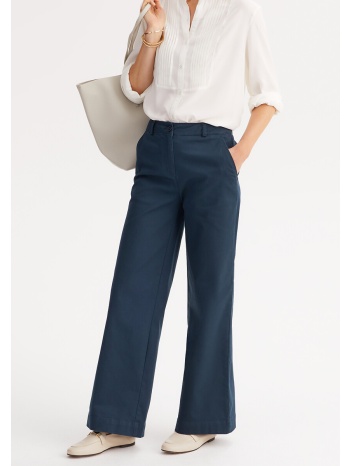 φαρδύ παντελόνι με λοξές τσέπες