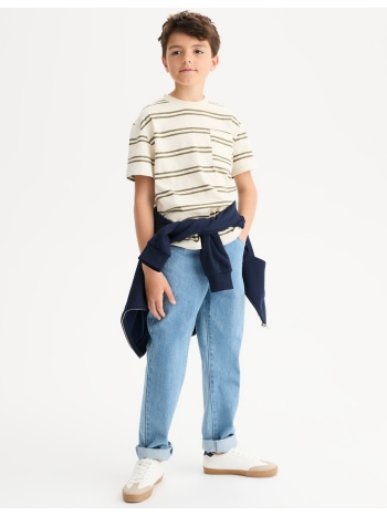 κοντομάνικο t-shirt με ρίγες