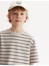 ριγέ t-shirt με ...