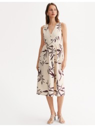 μίντι εβαζέ φόρεμα με μανίκια 3|4