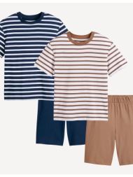 σετ 2 βαμβακερές πιτζάμες με σορτς