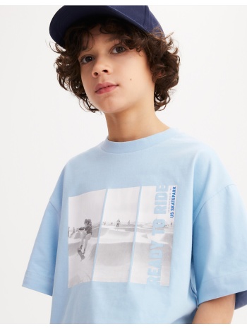 κοντομάνικο t-shirt oversize με στάμπα