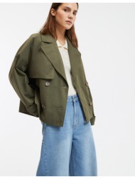 κοντή φαρδιά καμπαρντίνα