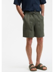 λινή βερμούδα