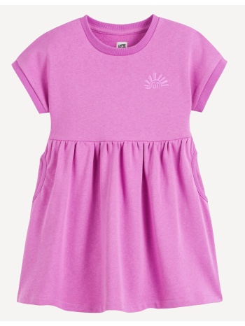 κοντομάνικο φόρεμα από φανέλα