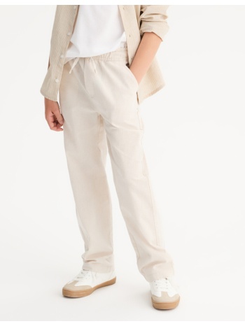 παντελόνι σε ίσια γραμμή από βαμβάκι λινό