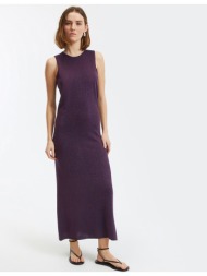 μακρύ αμάνικο φόρεμα σε εβαζέ γραμμή