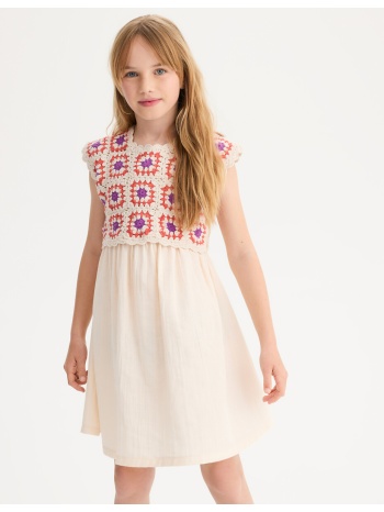 αμάνικο φόρεμα με πλαστρόν στο βελονάκι