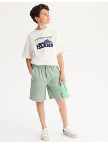 βερμούδα από βαμβάκι λινό