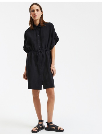 κοντομάνικο σεμιζιέ φόρεμα σε εβαζέ γραμμή