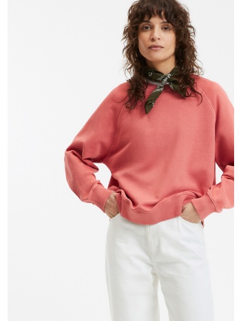 φούτερ με στρογγυλή λαιμόκοψη