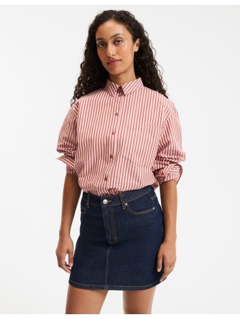 ριγέ βαμβακερό πουκάμισο σε προσφορά