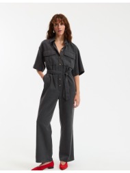 ολόσωμη φόρμα με κοντά μανίκια