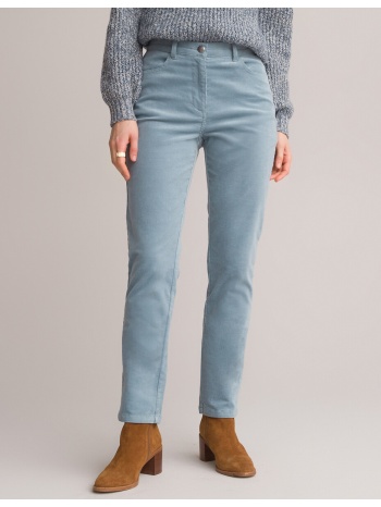 stretch κοτλέ παντελόνι με λεπτές ραβδωσεις