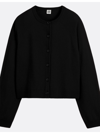 ζακέτα με στρογγυλό λαιμό σε λεπτή πλέξη