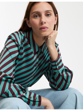 πουκάμισο σατέν με ρίγες