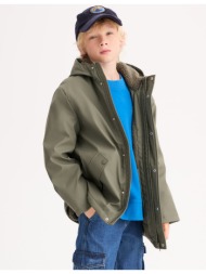 αδιάβροχο μπουφάν με ...