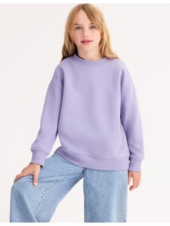 φούτερ με στρογγυλό λαιμό από jersey