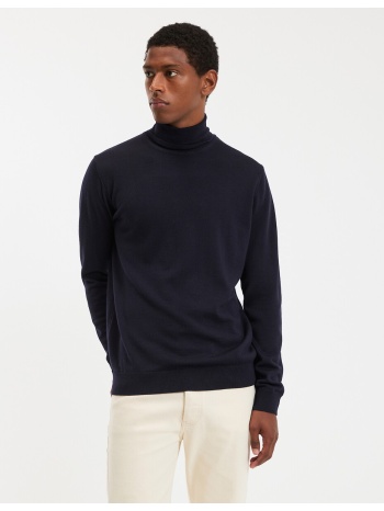 λεπτό πλεκτό με λαιμό ζιβάγκο