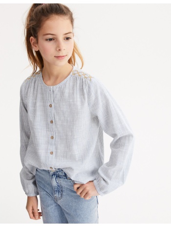 μπλούζα με ρίγες και μακριά μανίκια