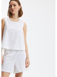 αμάνικο τοπ με κέντημα ...