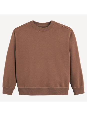 φούτερ με στρογγυλό λαιμό από jersey