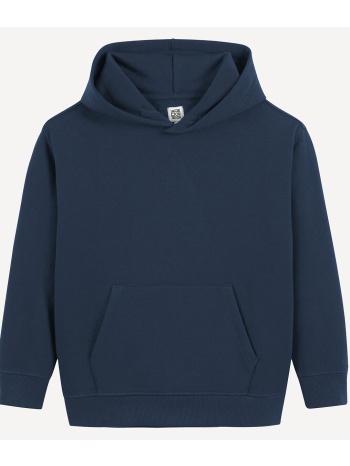 φούτερ με κουκούλα από μαλακό jersey