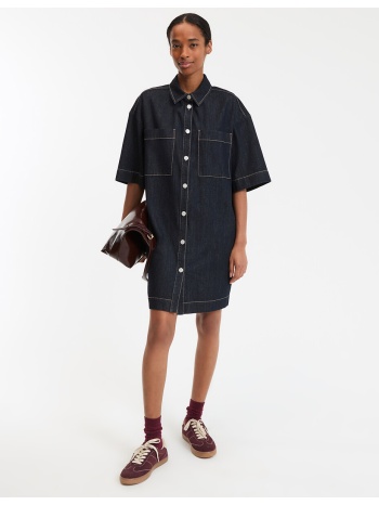 κοντό φόρεμα από denim – signature sara