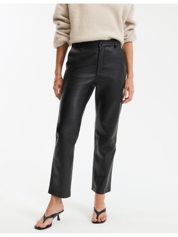 ίσιο παντελόνι από δέρμα