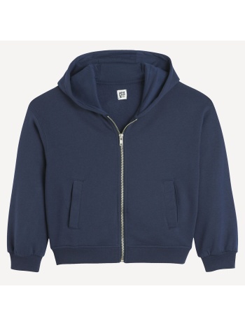 φούτερ με κουκούλα και φερμουάρ