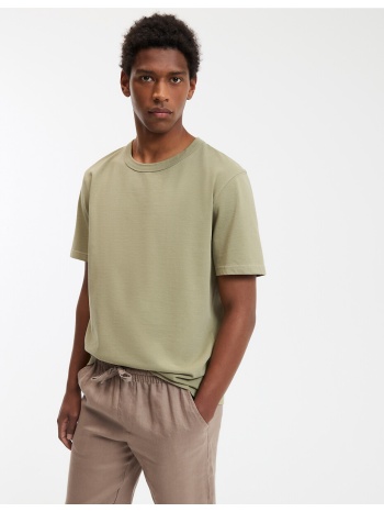t-shirt με στρογγυλό λαιμό από βαμβακερό τζέρσεϋ