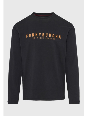t-shirt με funky buddha τύπωμα στο στήθος