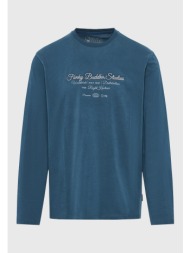 μακρυμάνικο t-shirt με funky buddha τύπωμα στο στήθος