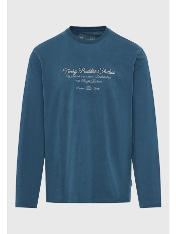 μακρυμάνικο t-shirt με funky buddha τύπωμα στο στήθος