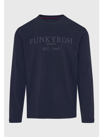 μακρυμάνικο t-shirt με funky buddha τύπωμα στο στήθος