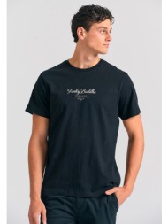 t-shirt με text logo τύπωμα στο στήθος