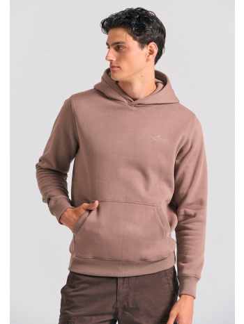 μονόχρωμο φούτερ με κουκούλα - the essentials