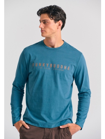 t-shirt με funky buddha τύπωμα στο στήθος