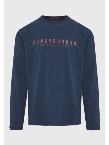 t-shirt με funky buddha τύπωμα στο στήθος